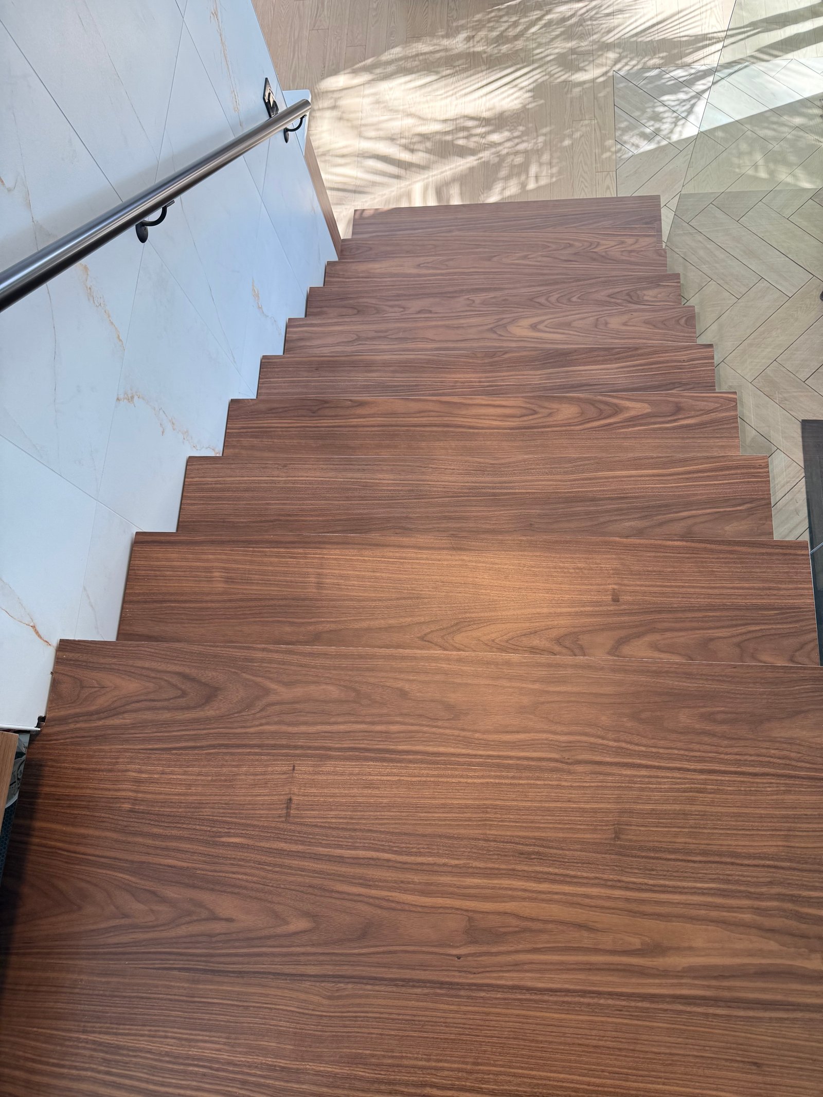 Vue plongeante escalier
